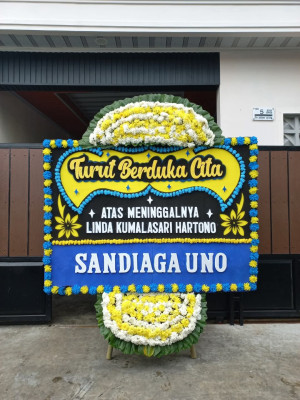Papan Bunga Duka di Pasar Manna